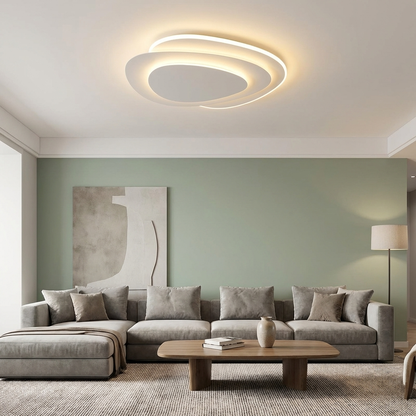 Plafonnier intelligent ovale minimaliste